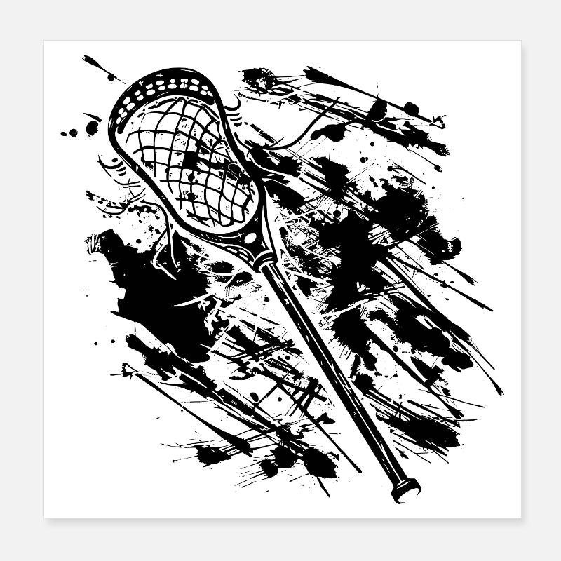 Bâtons de crosse Poster 20 x 20 cm