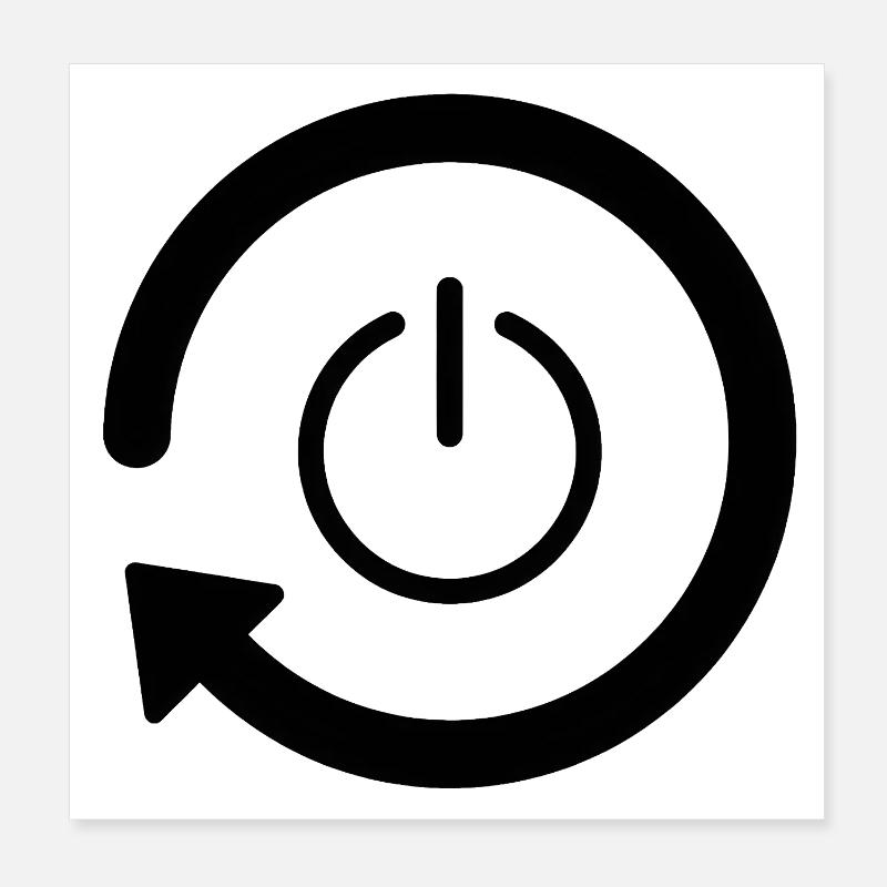 Redémarrage du circuit Poster 20 x 20 cm