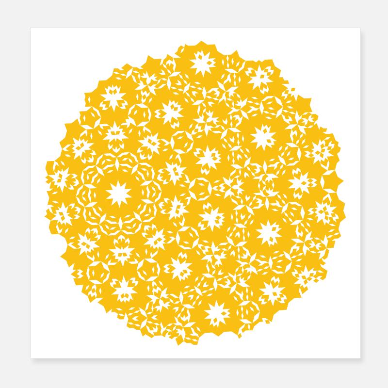 Motif de lune Poster 20 x 20 cm
