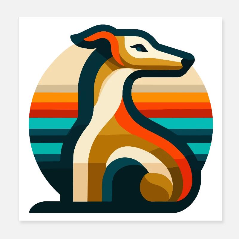 Galgo Logo No2 Poster 20 x 20 cm