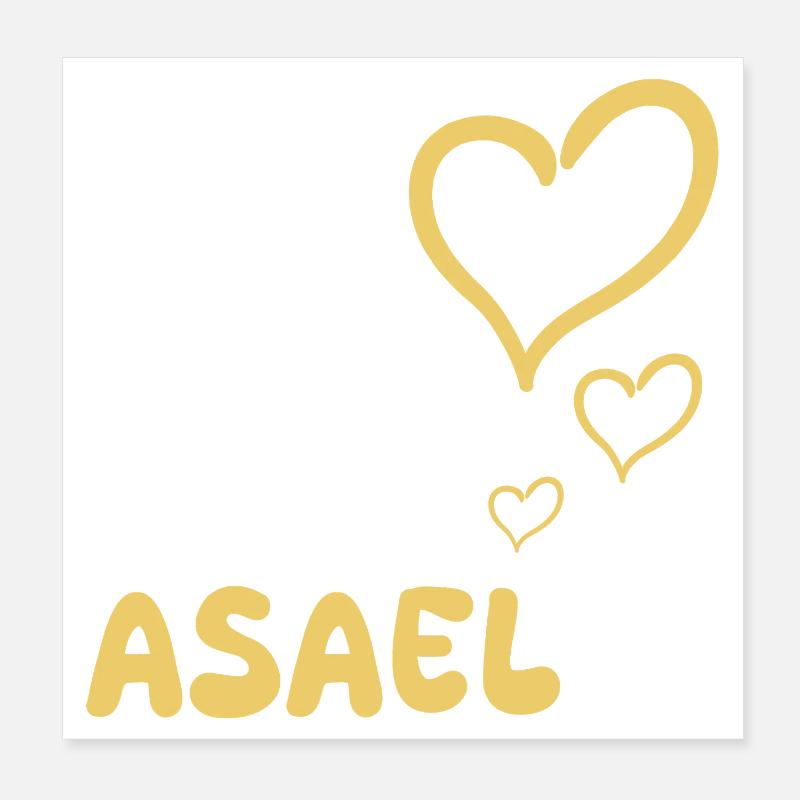 Cadeau pour Asaël Poster 20 x 20 cm