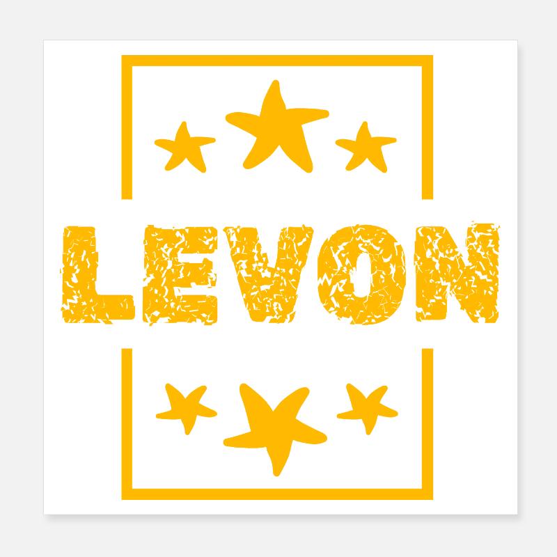 Levon als Levon Poster 20x20 cm