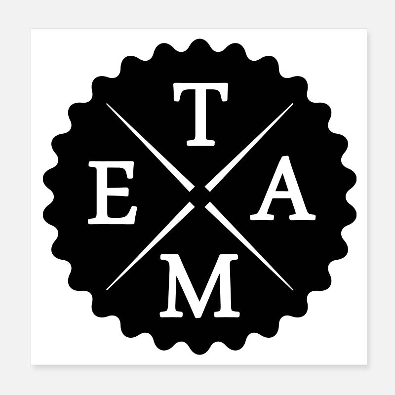 Team Poster 20x20 cm