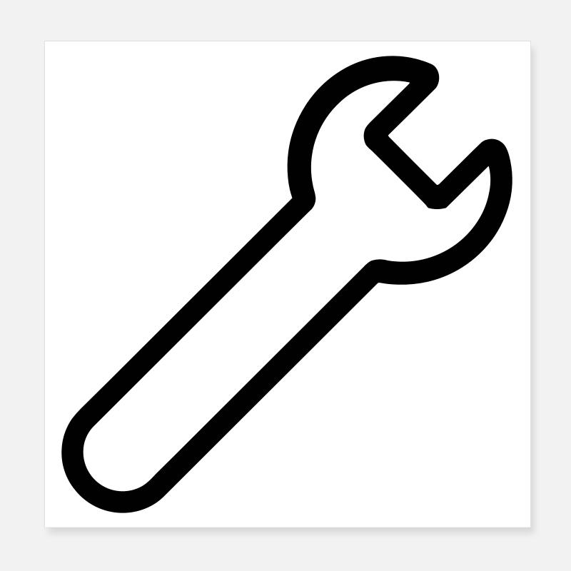 Selbermachen Poster 20x20 cm