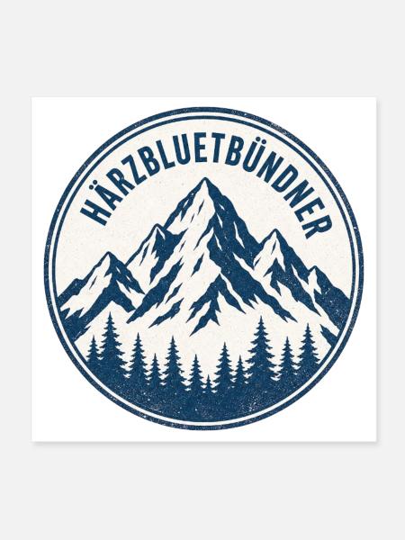 Graubünden - Poster 8" x 8" (20x20 cm) - white - Front