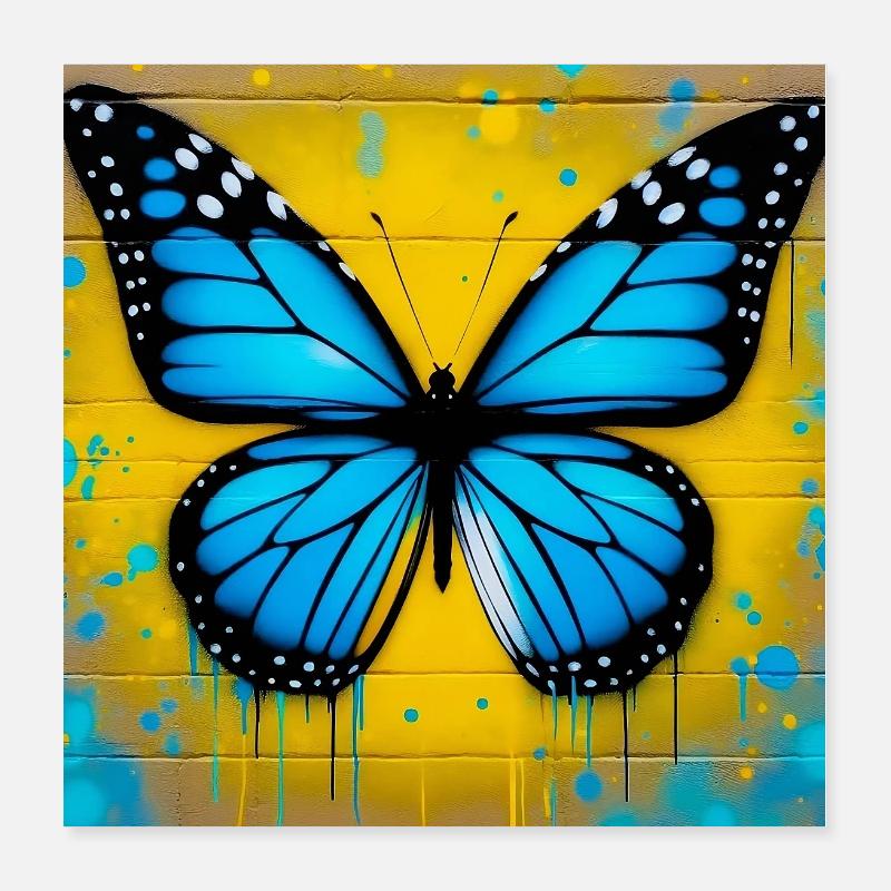 papillon Poster 40 x 40 cm