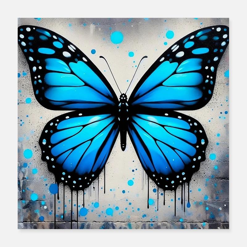 papillon Poster 40 x 40 cm