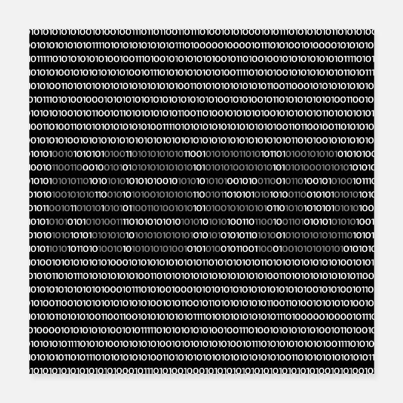 Nerd Poster 40x40 cm