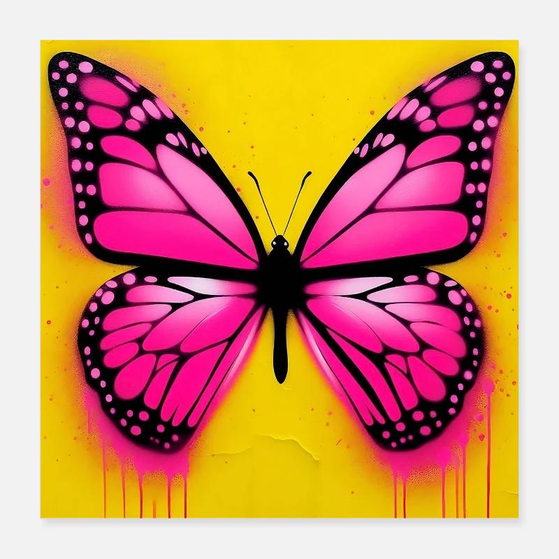 papillon Poster 40 x 40 cm