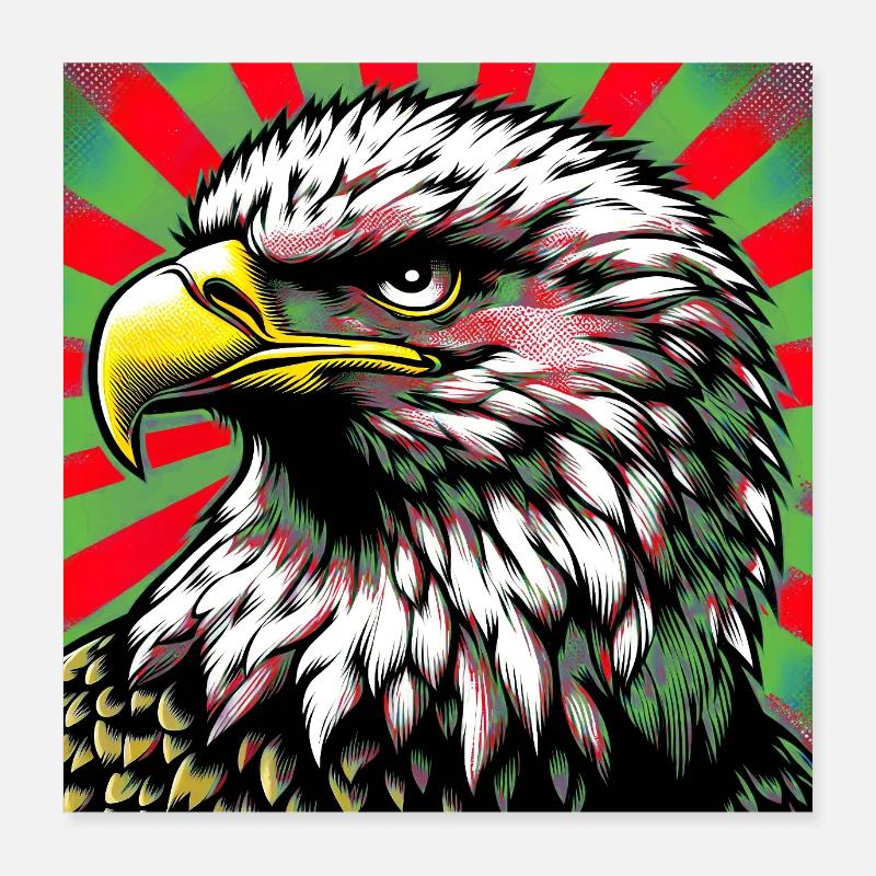 eagle Poster 16" x 16" (40x40 cm)