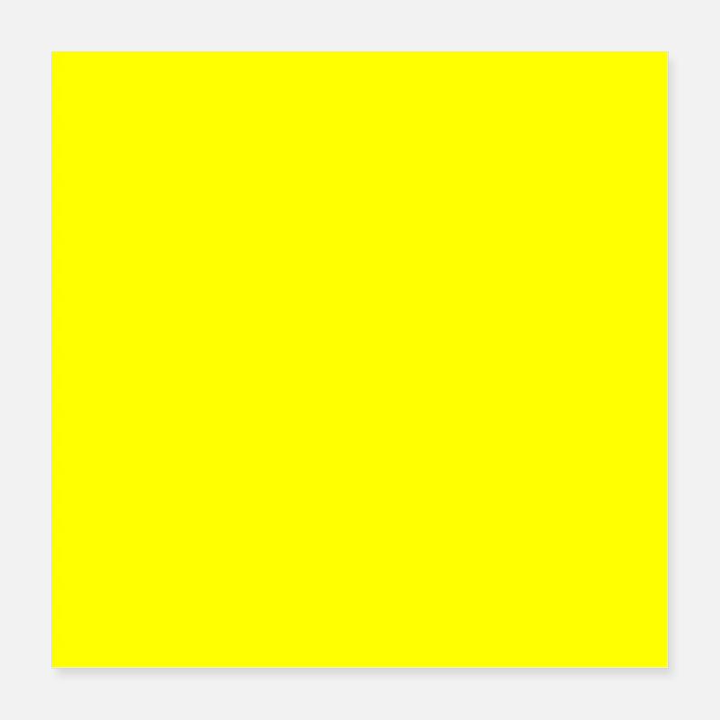 Yellow Background Texture Template Personalize Poster 16" x 16" (40x40 cm)