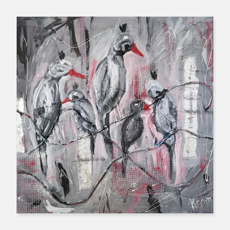 Ravens Poster 16" x 16" (40x40 cm)
