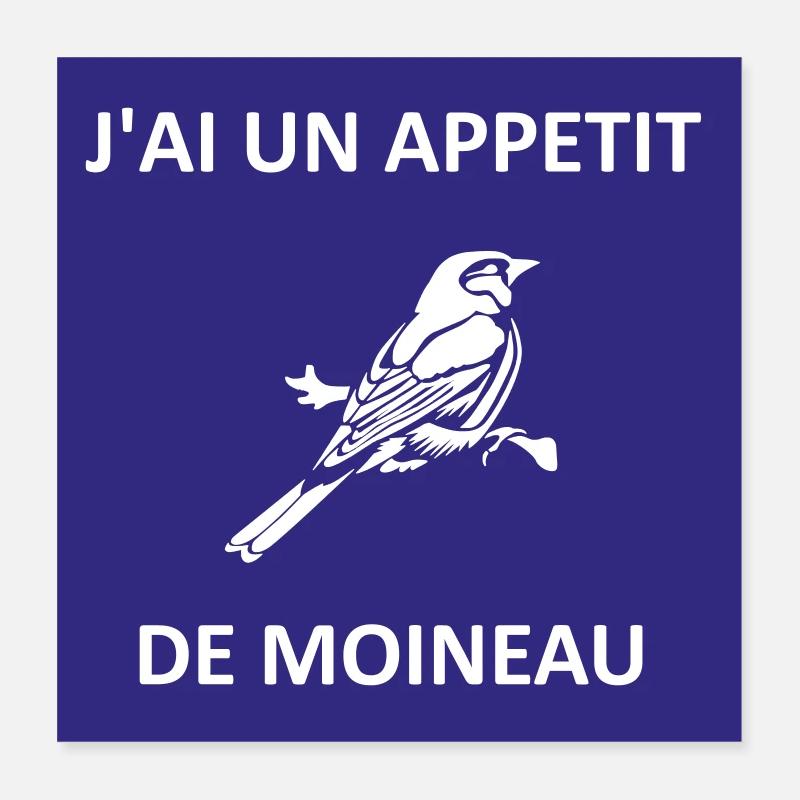Sparrow Appetite Poster 16" x 16" (40x40 cm)
