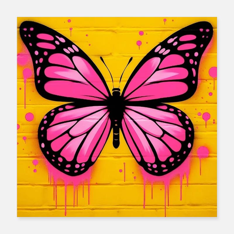 papillon Poster 40 x 40 cm