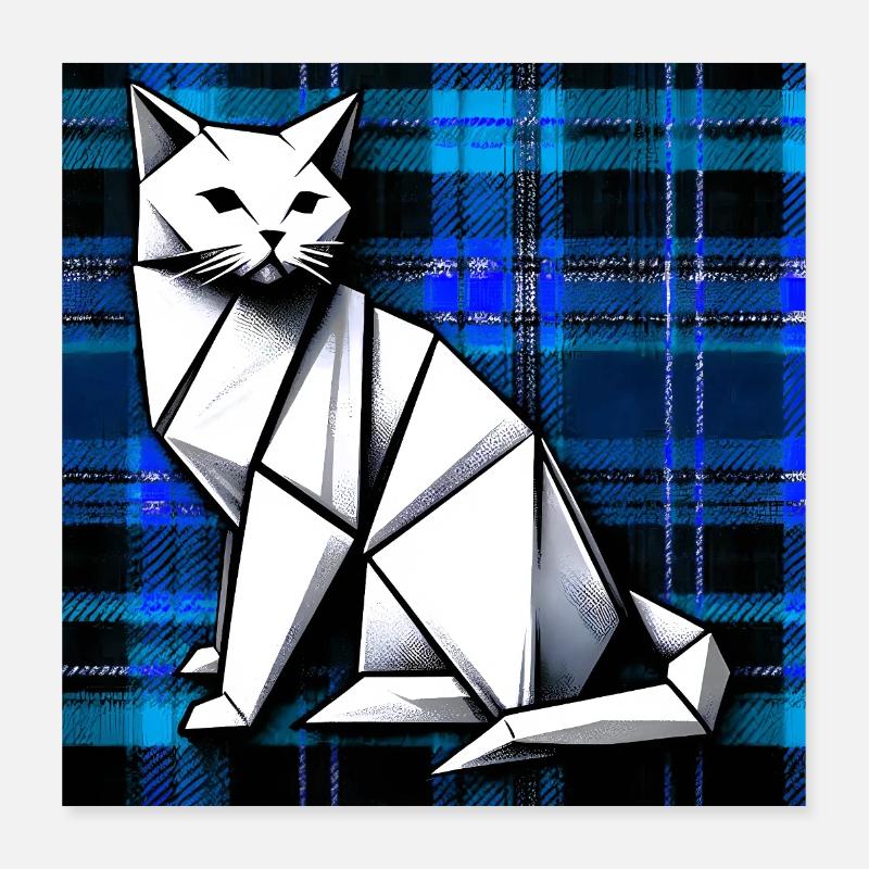 chat Poster 40 x 40 cm