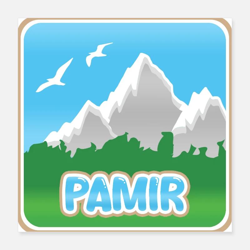 Cadeau pour Pamir Poster 40 x 40 cm