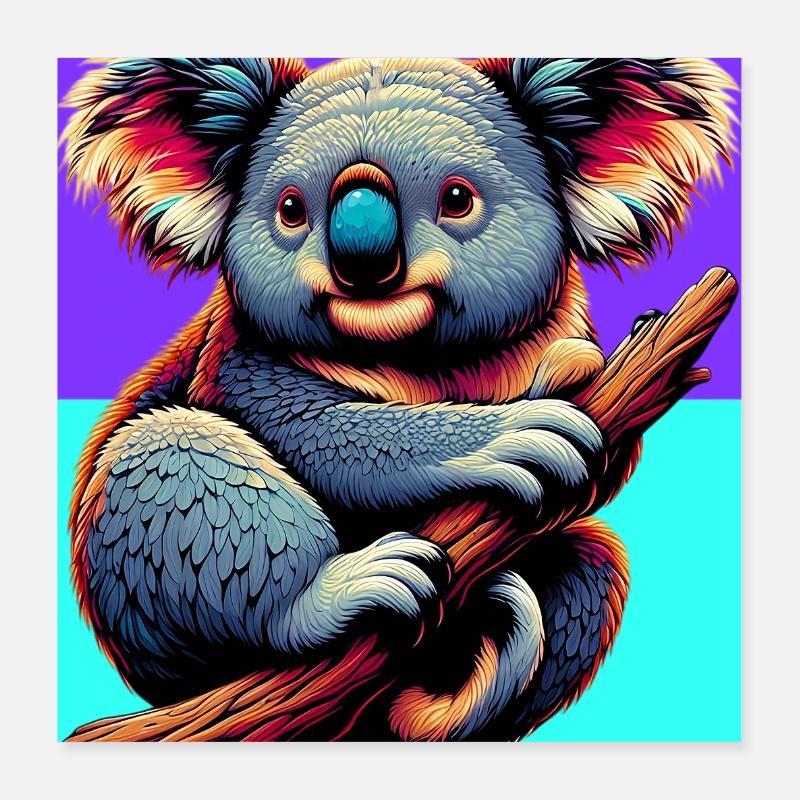 Koala Poster 40x40 cm