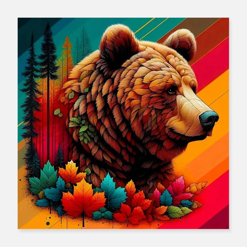 ours Poster 40 x 40 cm