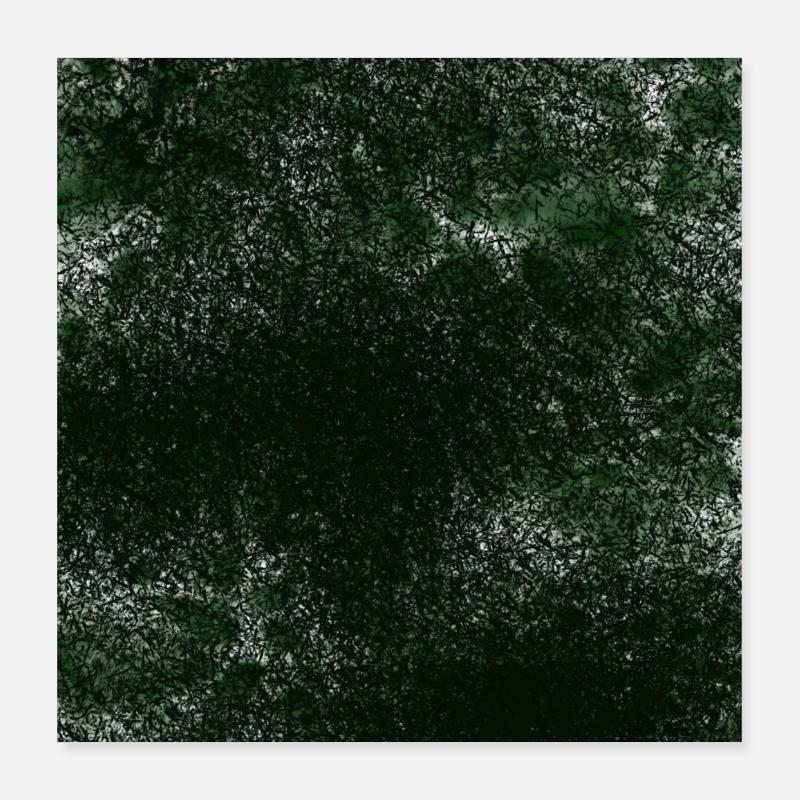Dunkle Grüntextur mit Flecken Poster 40x40 cm
