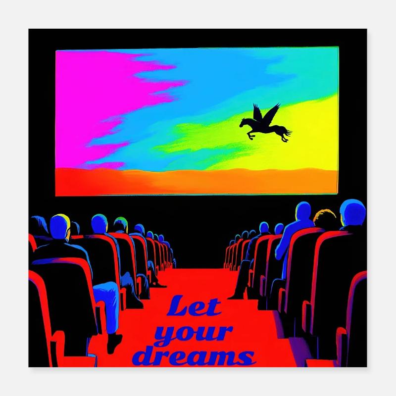 Dream visions Poster 16" x 16" (40x40 cm)