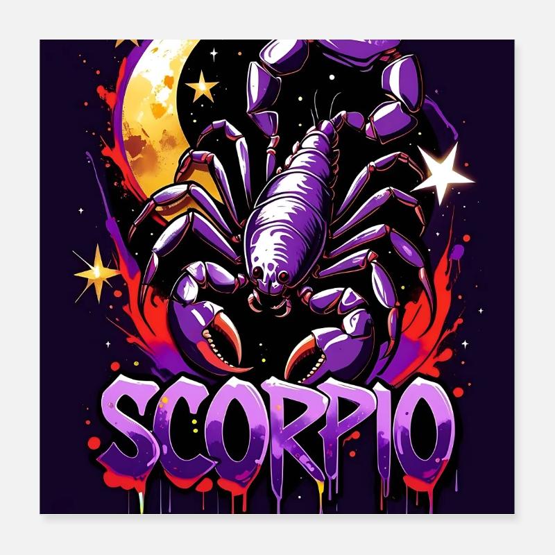 Scorpion Poster 40 x 40 cm