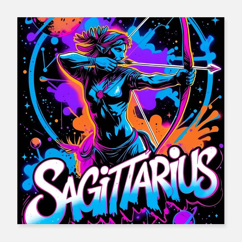 Sagittarius Poster 16" x 16" (40x40 cm)