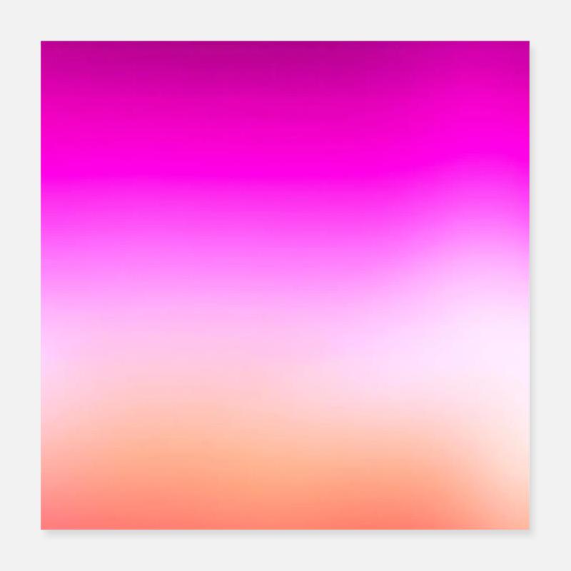 Radiant Pastel Sunset Gradient Poster 16" x 16" (40x40 cm)