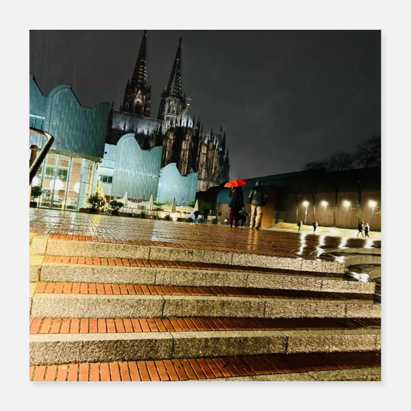 Kölner Dom Poster 40x40 cm