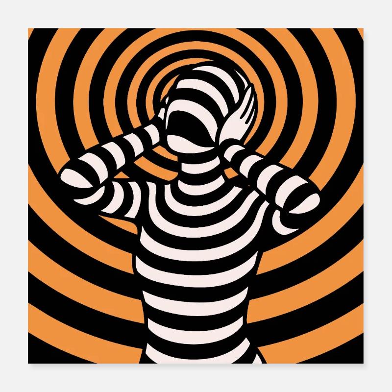 Hypnos, hallucinations Poster 40 x 40 cm