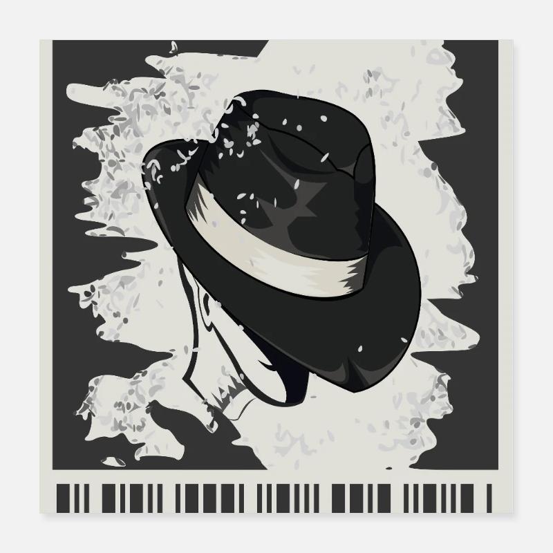 Hacker recherché Poster 40 x 40 cm