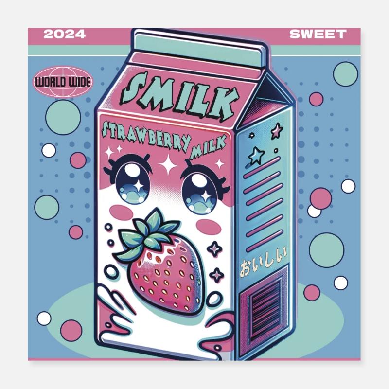 Berry Cool Vibes Poster 16" x 16" (40x40 cm)