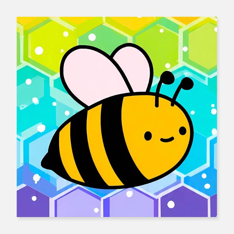 abeille Poster 40 x 40 cm