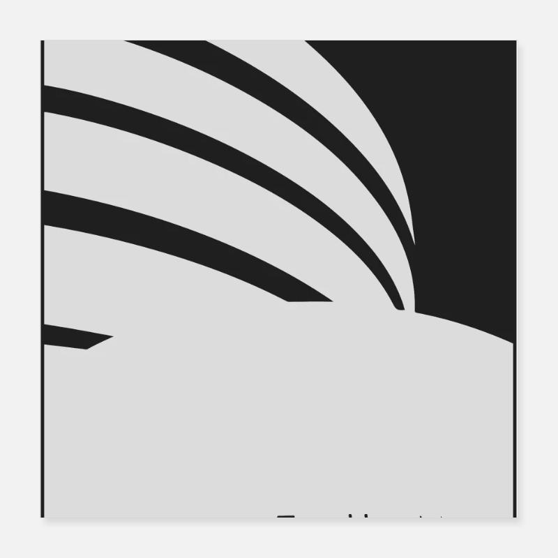 Architecture moderne: Musée Guggenheim Poster 40 x 40 cm