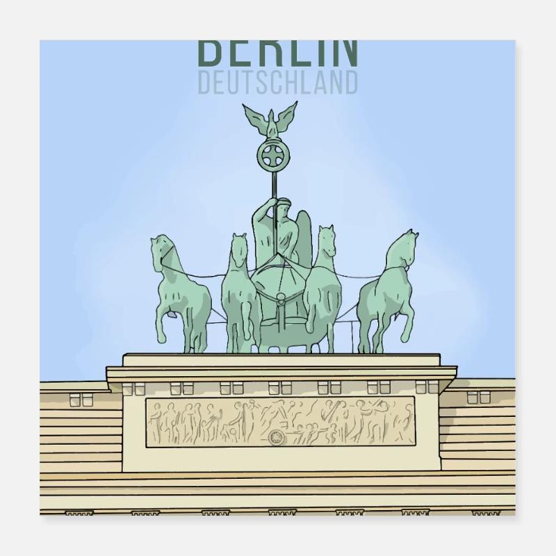 Berlin, Allemagne Poster 40 x 40 cm
