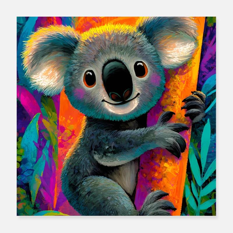 Koala Poster 40x40 cm