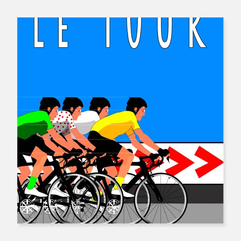Le Tour Poster 16" x 16" (40x40 cm)