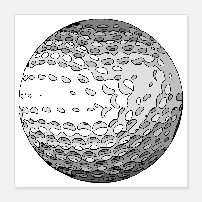 golf ball Poster 16" x 16" (40x40 cm)