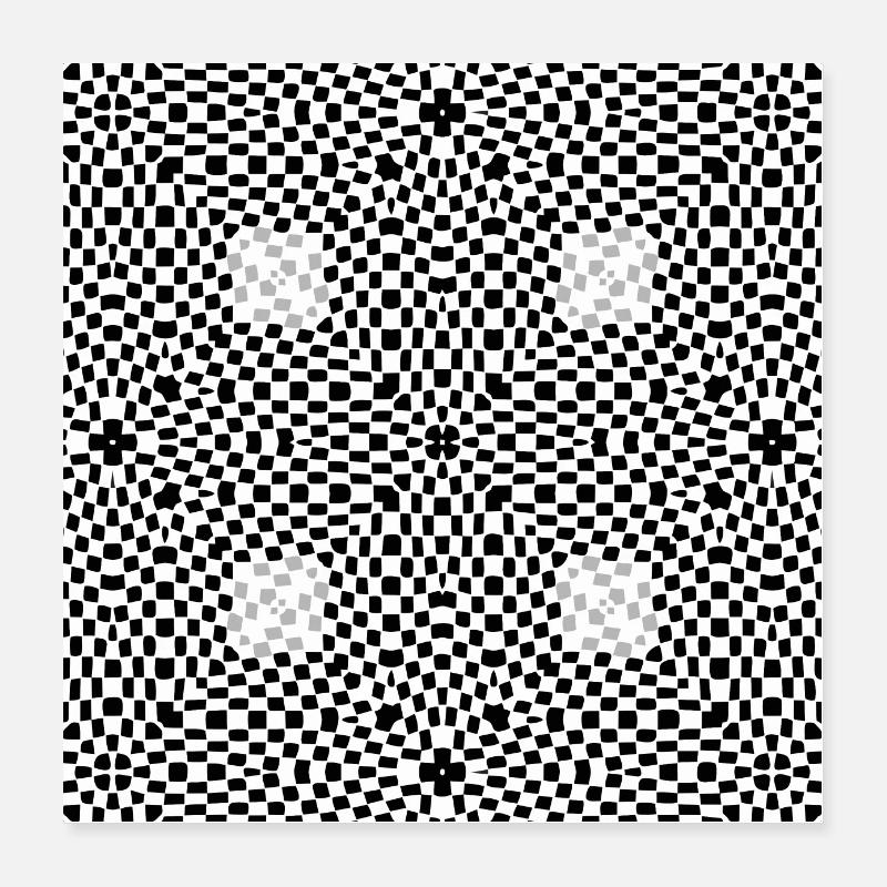 Abstraktion Poster 40x40 cm