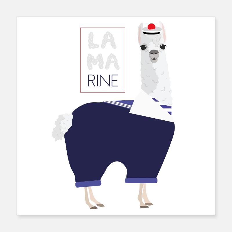 Marine Poster 16" x 16" (40x40 cm)