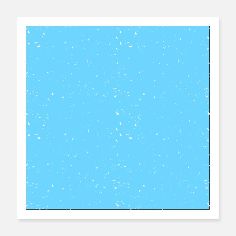 Square light blue Poster 16" x 16" (40x40 cm)
