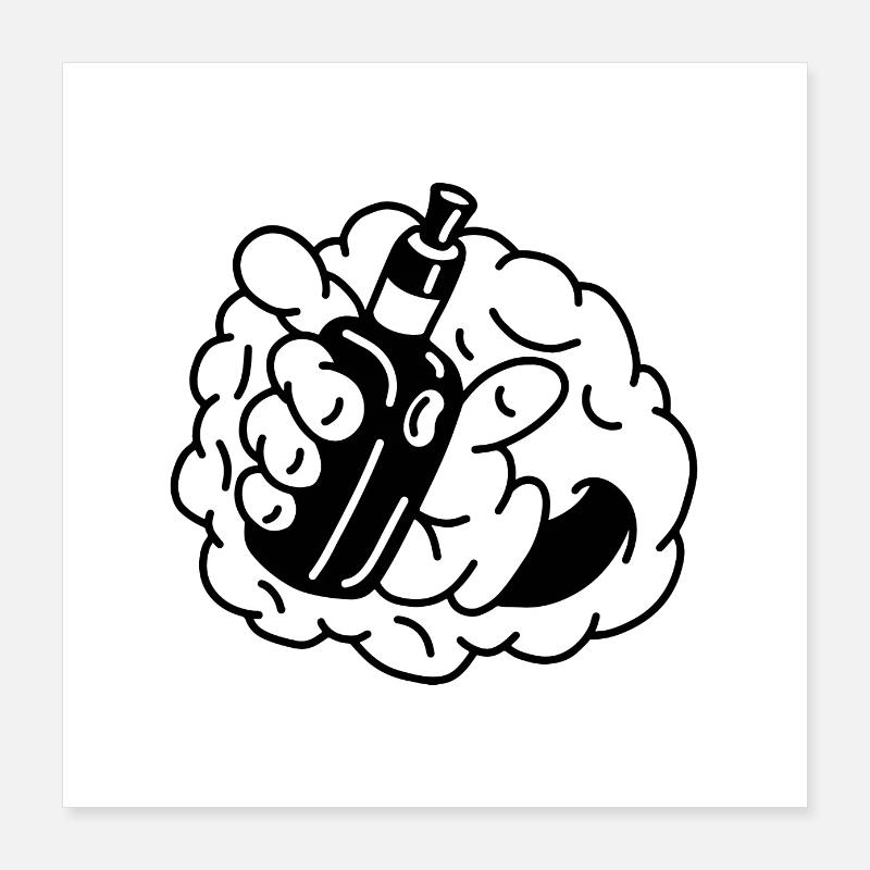 Vape Poster 40x40 cm