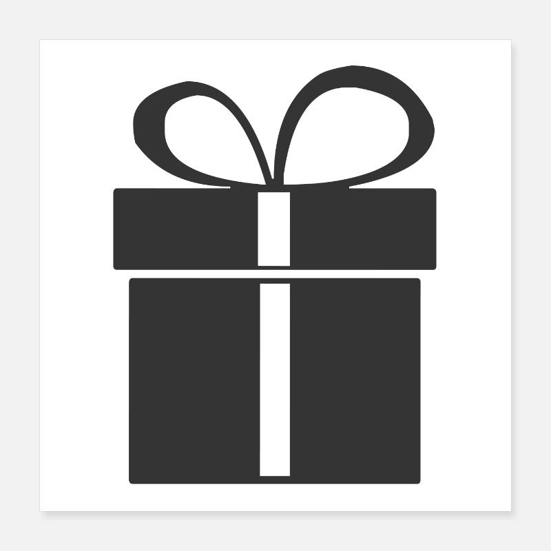 Geschenk Poster 40x40 cm