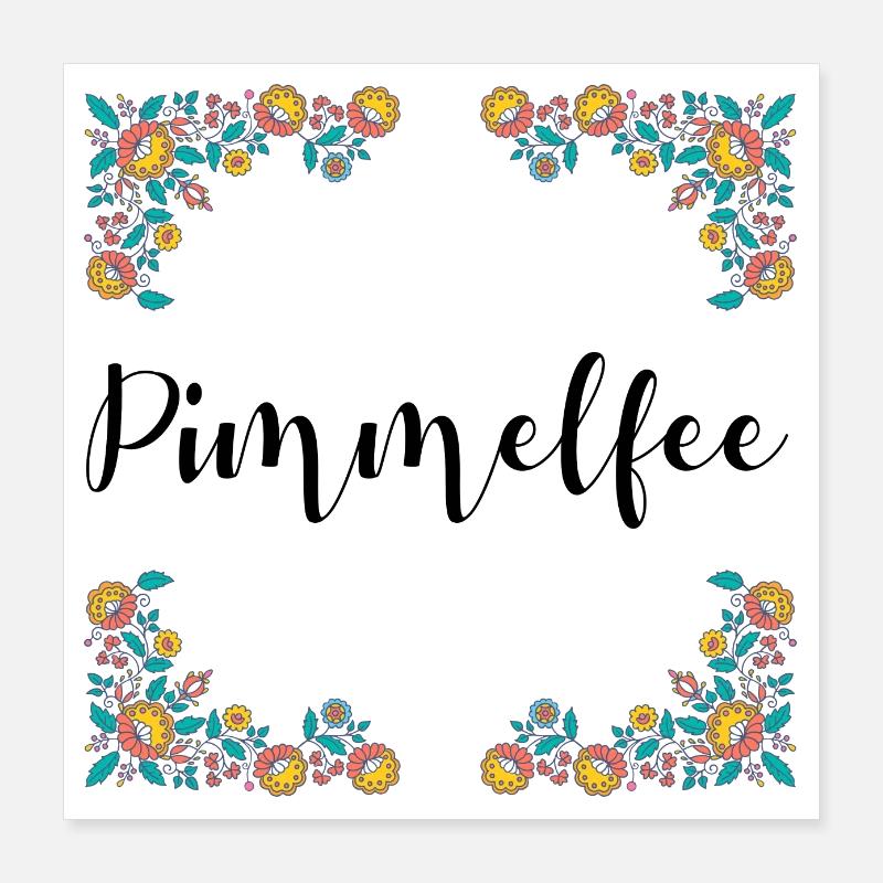 Pimmelfee Poster 16" x 16" (40x40 cm)