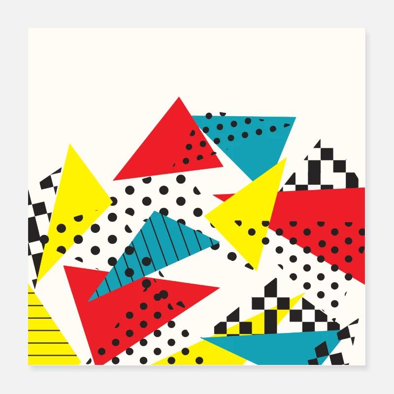 Abstract vintage collage Poster 16" x 16" (40x40 cm)