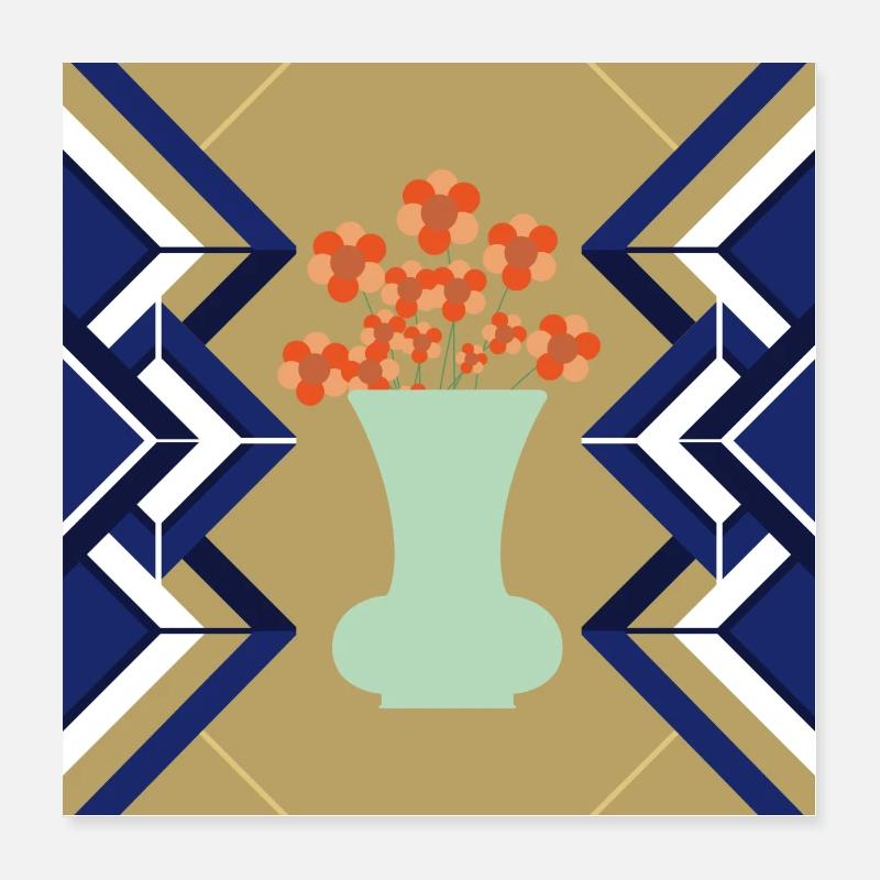 Art Deco Poster 16" x 16" (40x40 cm)