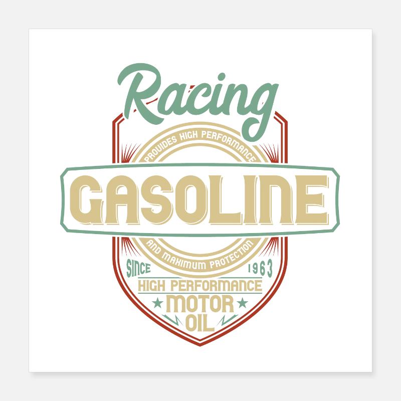 ESSENCE DE COURSE Poster 40 x 40 cm