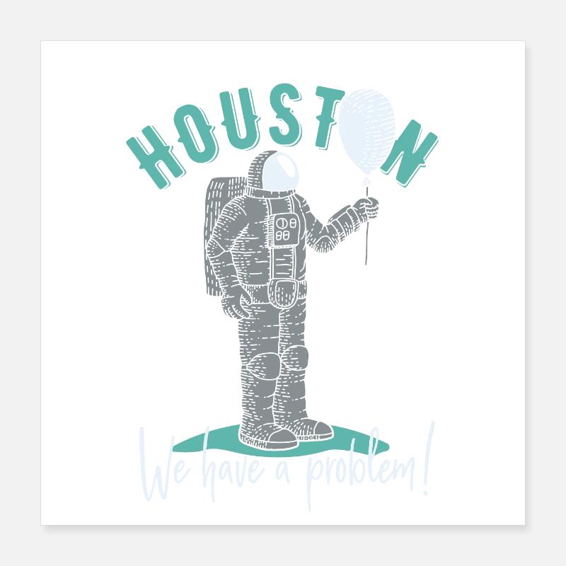 Astronaut 2 Poster 40x40 cm