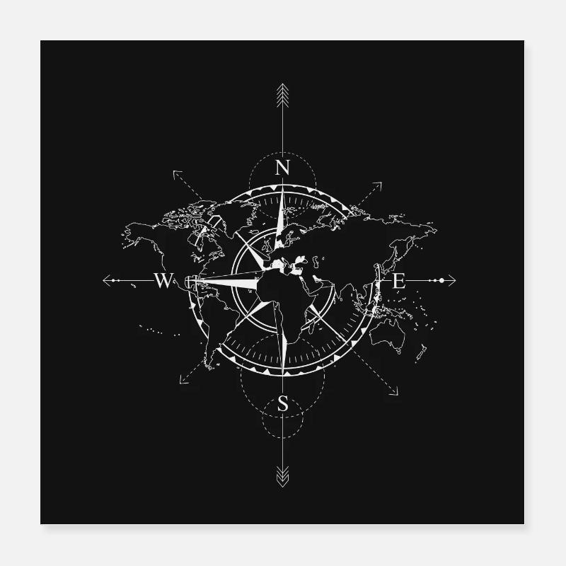 viaggio Poster 40x40 cm
