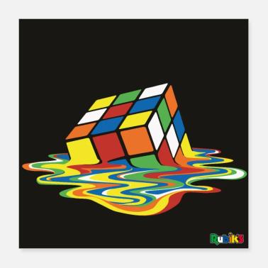 Rubik's Melting Cube Poster 40x40 cm