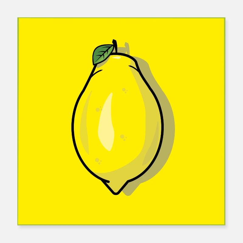 lemon lemon Poster 16" x 16" (40x40 cm)